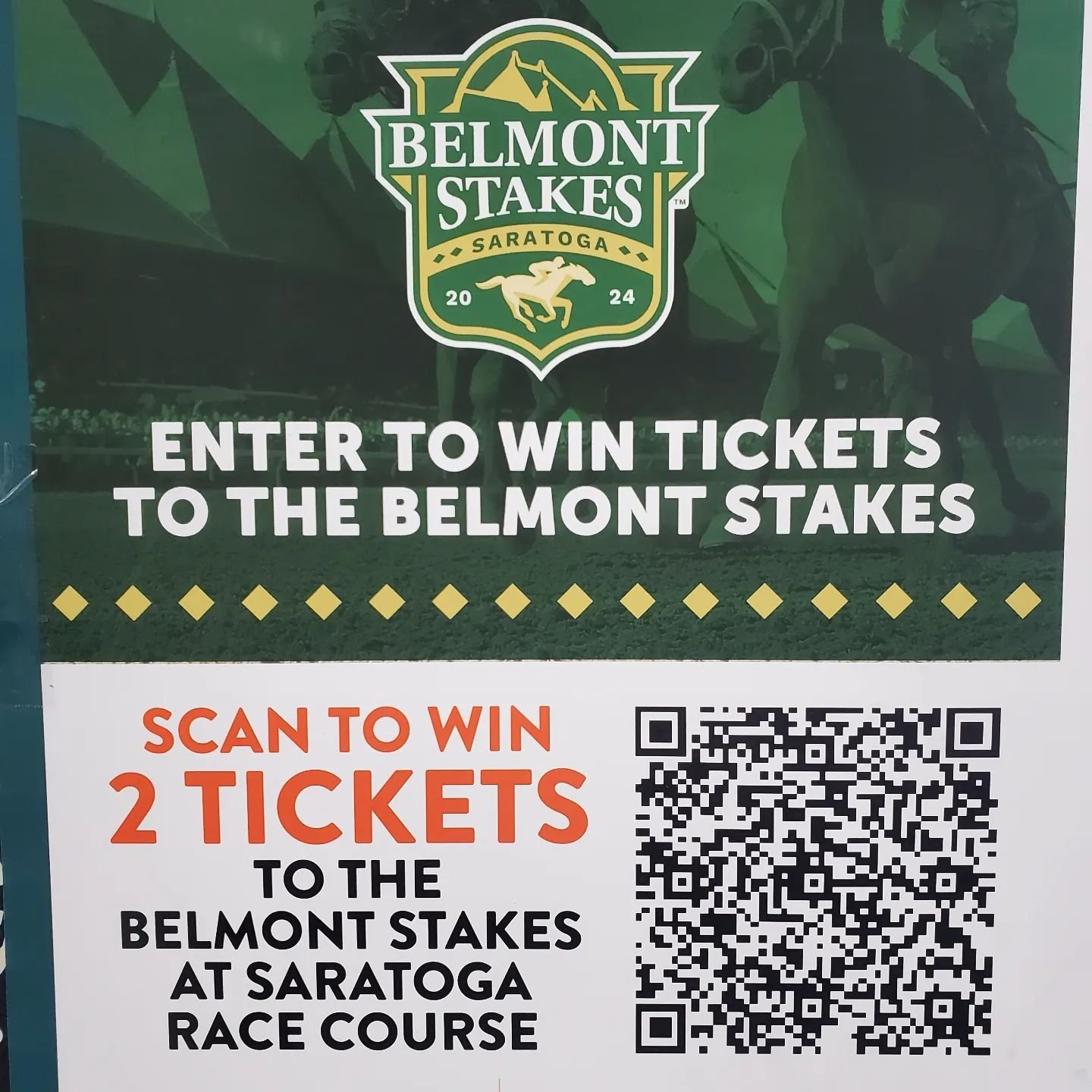 Looking for some tickets to this year's Belmont Stakes? How about 2 FREE tickets? These free tickets are exclusive to Westmere and Oliver's Beverage. Stop in to scan the QR code to enter. Drawing will be May 23rd. Cheers and good luck!

#brewcrew #sa