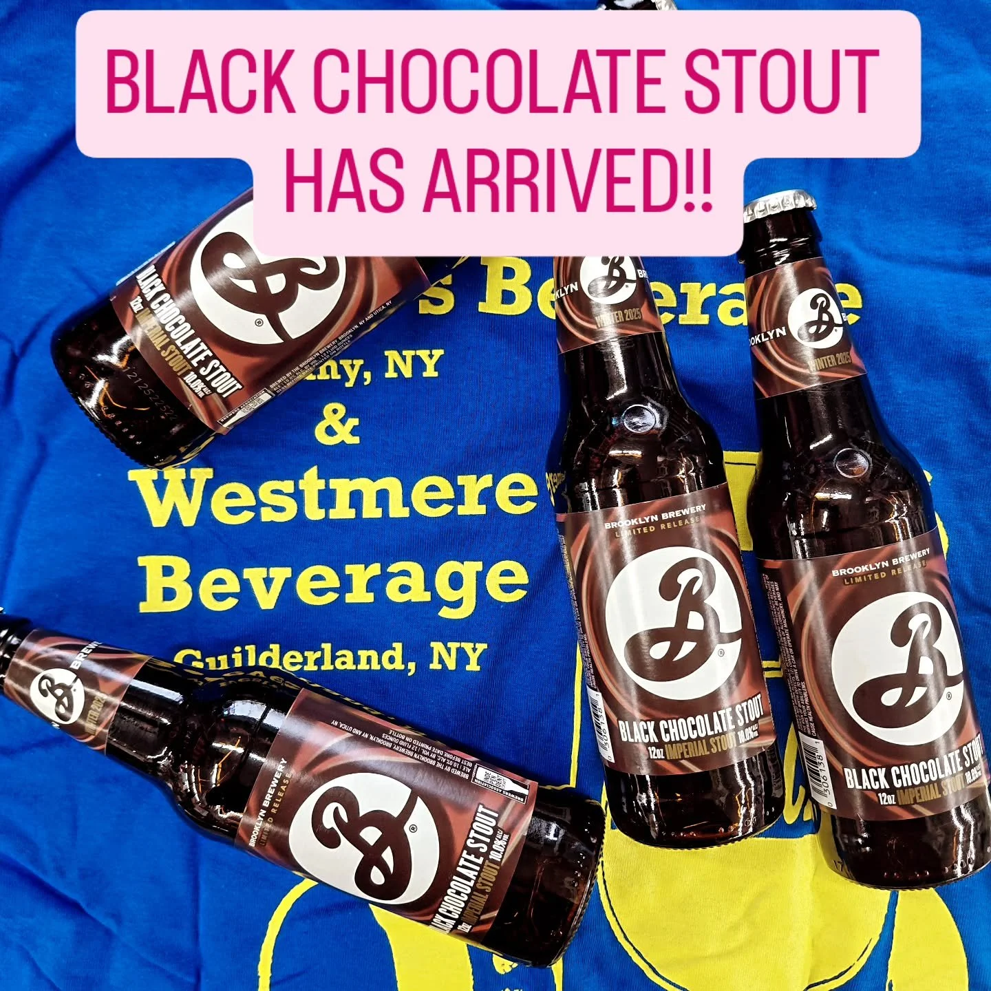 Our favorite holiday seasonal has arrived. Fresh drop of Brooklyn Black Chocolate Stout is in house and ready to be enjoyed this weekend! This super smooth 10% Imperial stout never disappoints. 

#chocolate #imperialstout #drinkny #winter #winterbeer