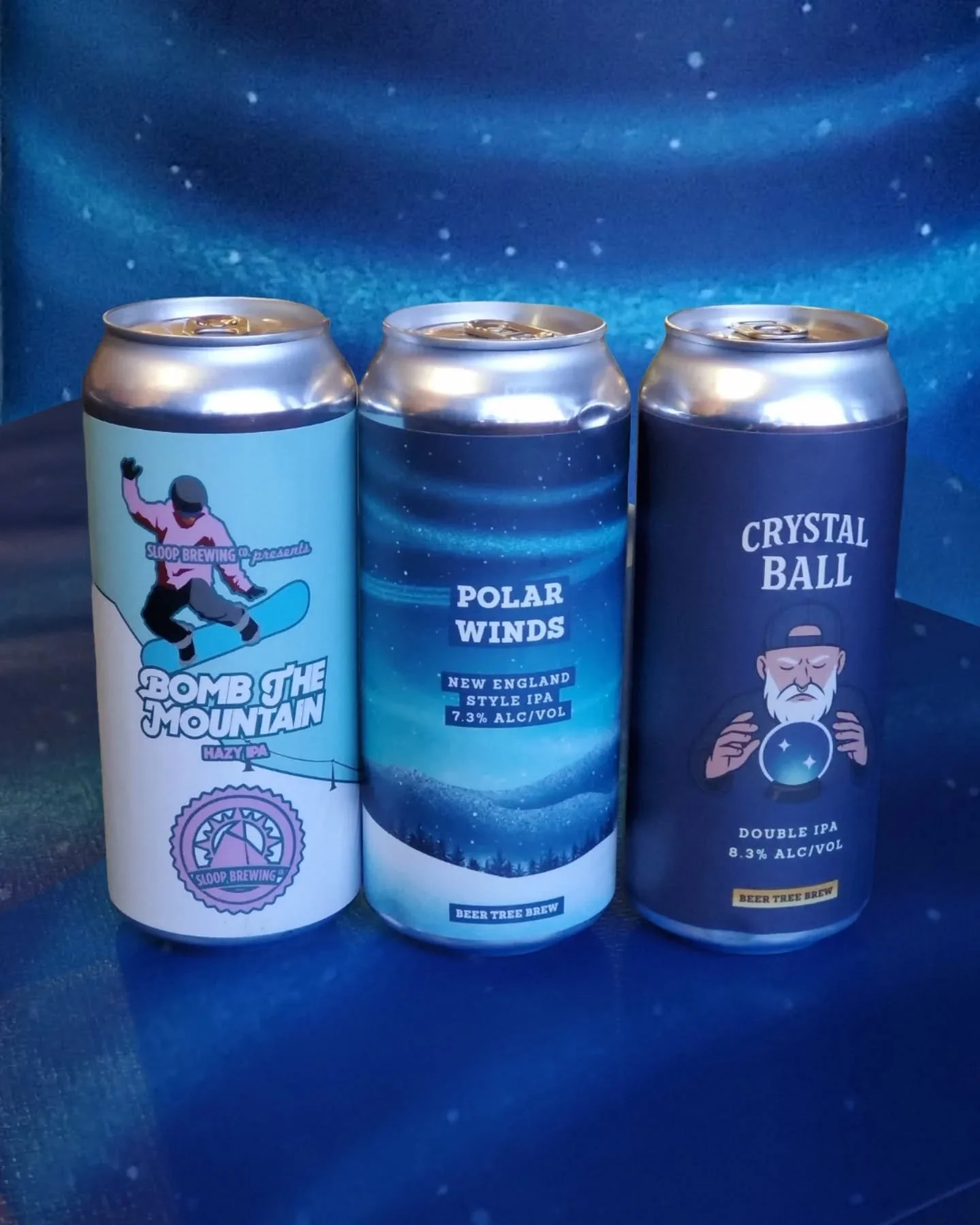 Match the mood, but skip the chill❄️🍺 Three new frosty feeling IPAs for you from Beer Tree and Sloop!  Enjoy them from the warmth of the great indoors, or bring them along to accompany you during your outdoor adventures.

#beertree #sloop #ipa #neip