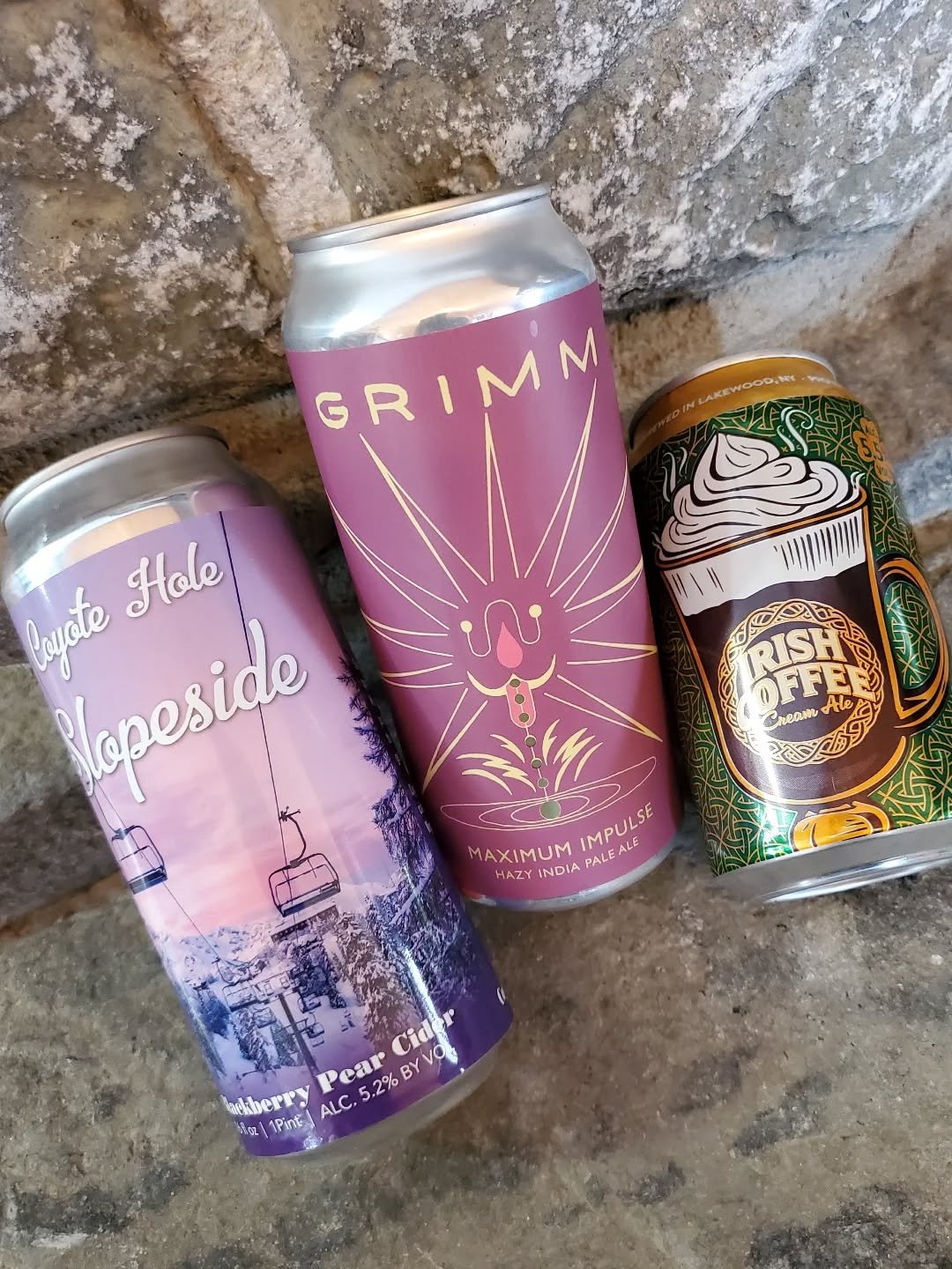 What are you in the mood for? We have new and returning sips like the ones above rolling in almost every day, as well as old standbys, niche styles, and the latest trends (multiple shelves of NA for you dry-januaryers!)

Pictured above are:
🍐Coyote 