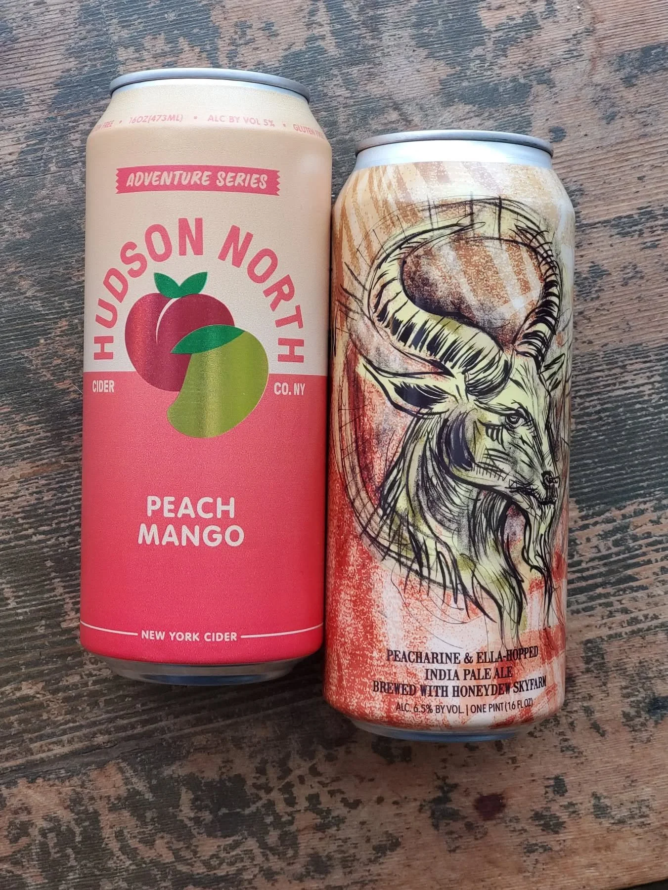 These two are just peachy 🍑 For our cider fans we have Hudson North Peach Mango NY hard cider, and for our IPA drinkers we have a Peacharine and Ella hopped IPA from Hop Butcher - cheers!

#peachmango #peacharine #peacharinehops #hardcider