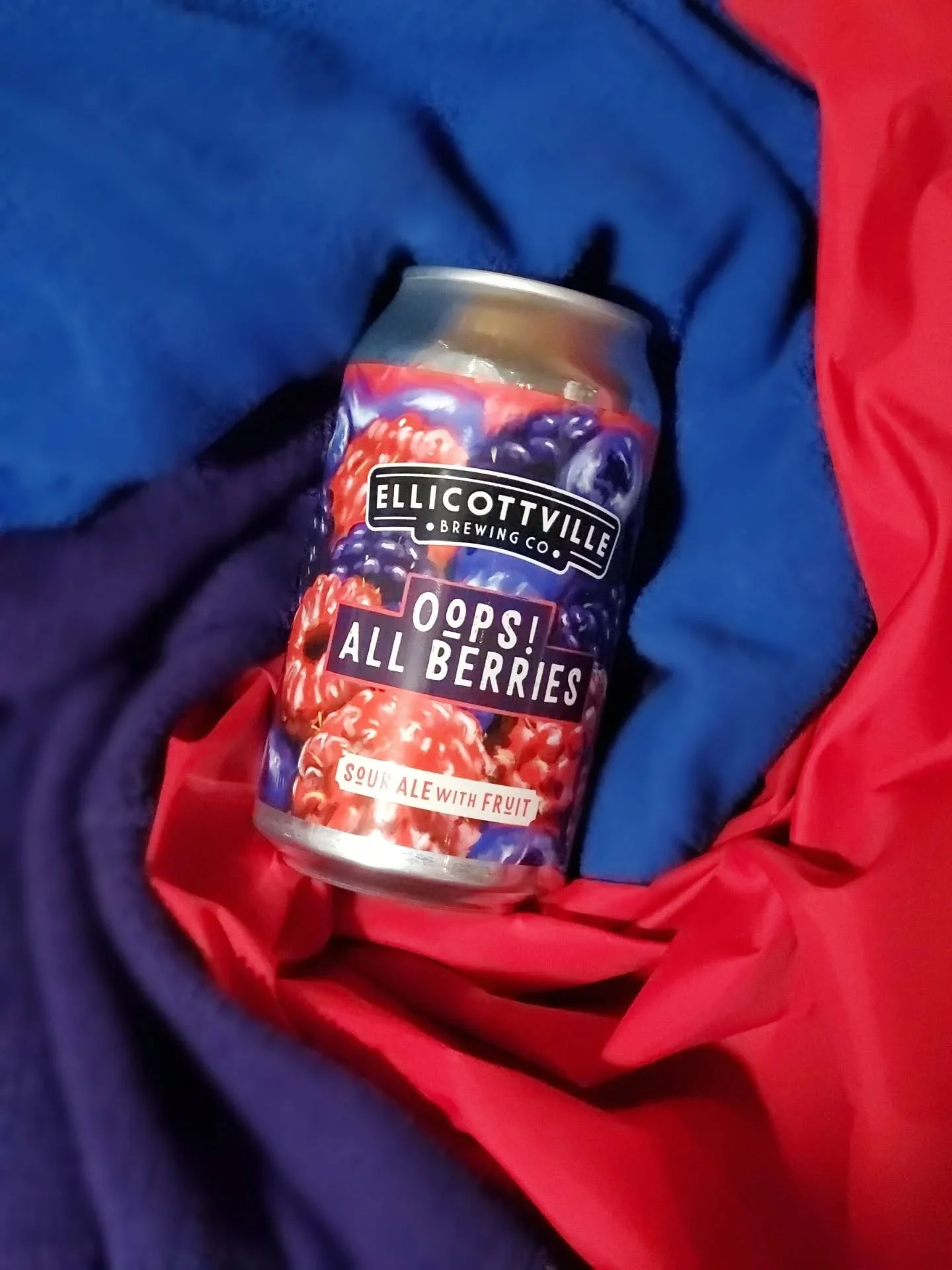 Ellicottville 🫐Oops! All Berries🫐 is back in cans! 6% abv sour with blueberry, raspberry, and blackberry. Stop by and "pick your own"🍻

#sourale #sours #berrysour #allberries