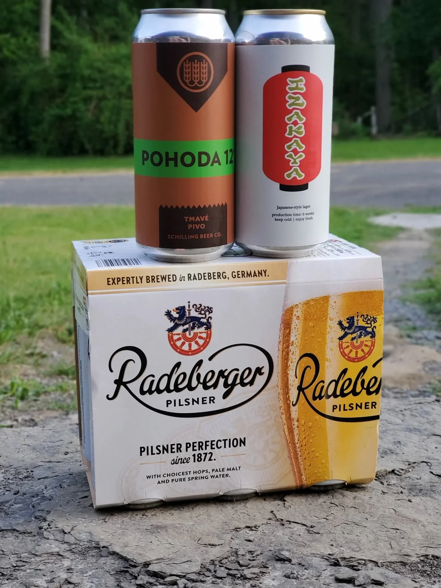 Some love for the lagers❤️ Including RADEBERGER - a classic German pilsner, back in stock after disappearing for far too long. Also pictured is Schilling Pohoda 12&deg; Czech-style dark lager, and Oxbow Izakaya Japanese-style pale lager.

#pilsner #l