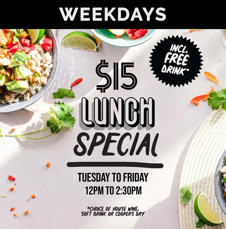 $15 Lunch Special