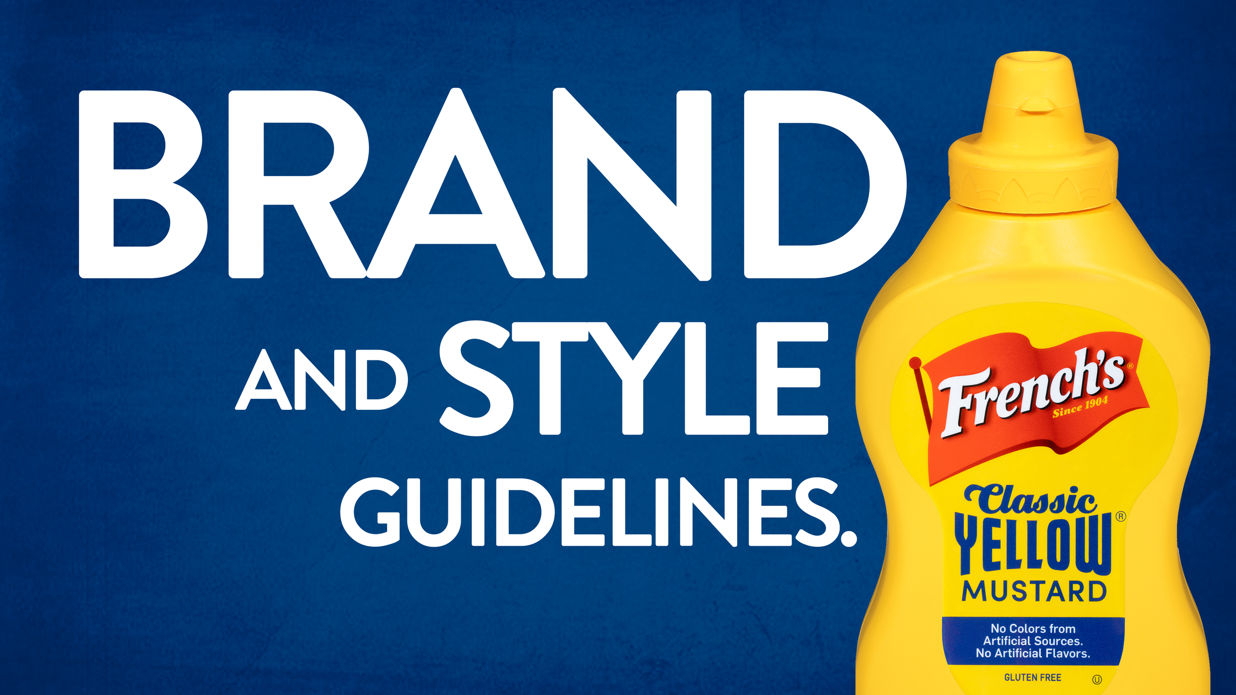 French’s Brand Style Guideline Cover