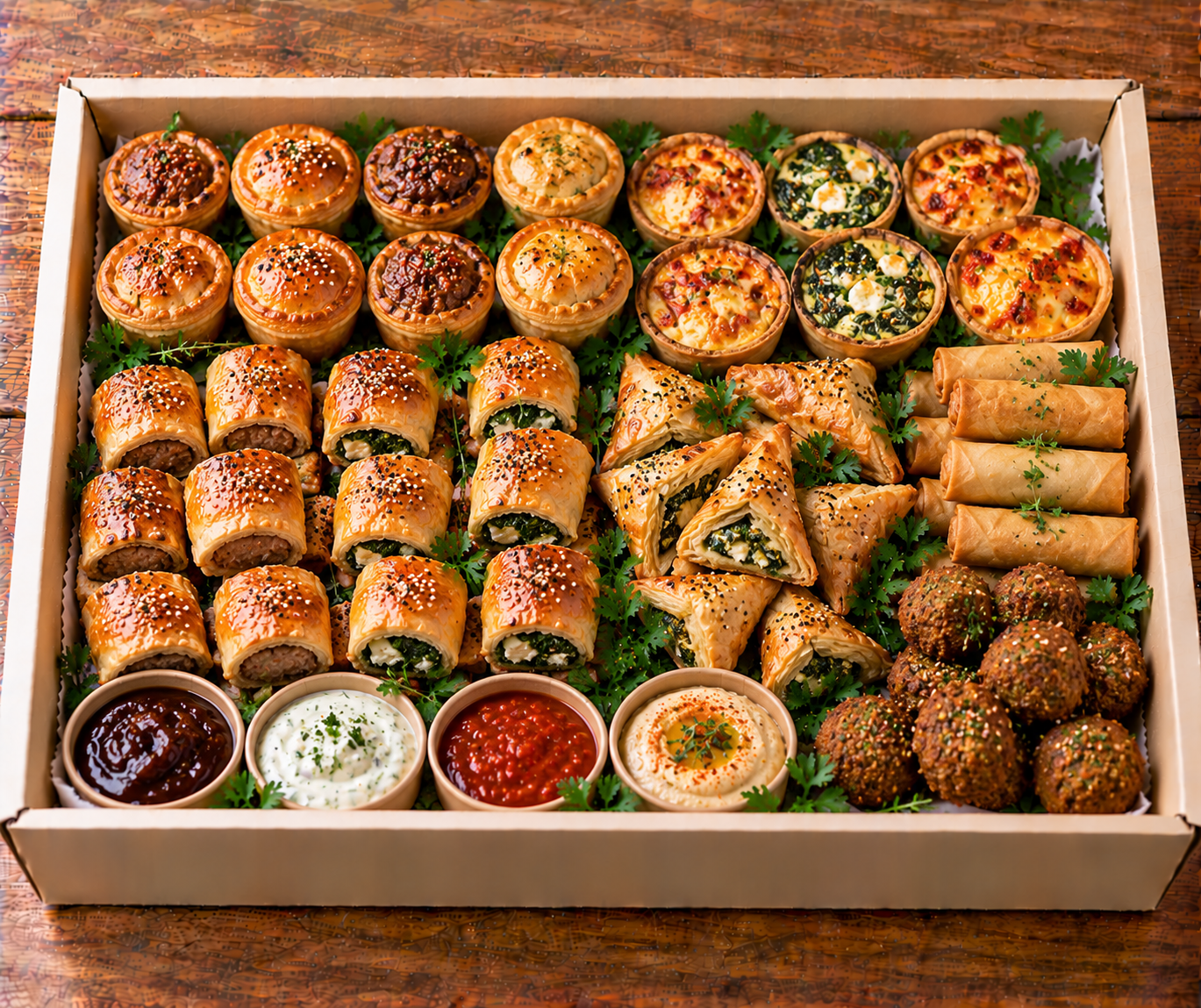 Gourmet Hot Finger Food Catering Platter.png