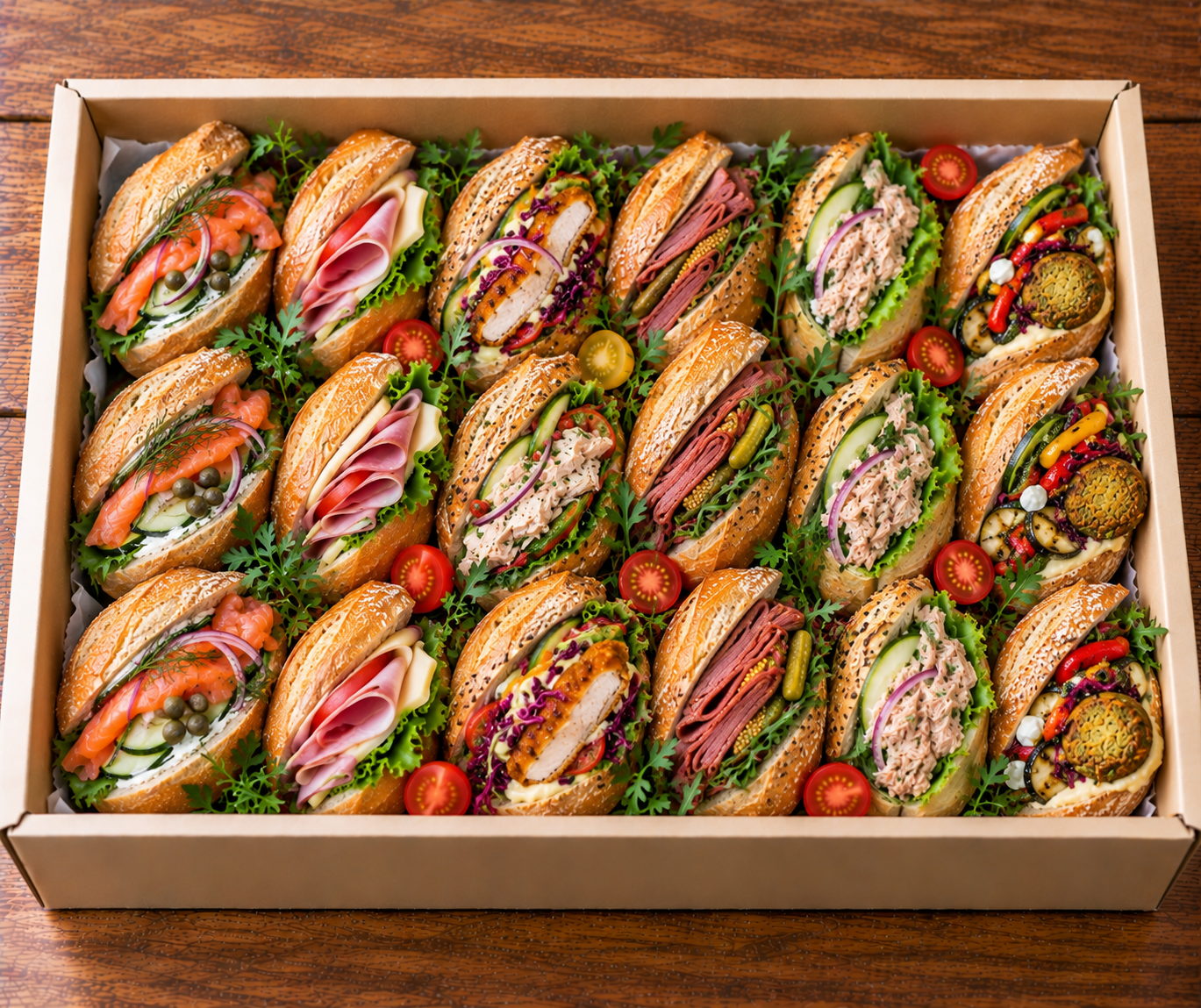 Gourmet Mini Baguette Catering Platter.png