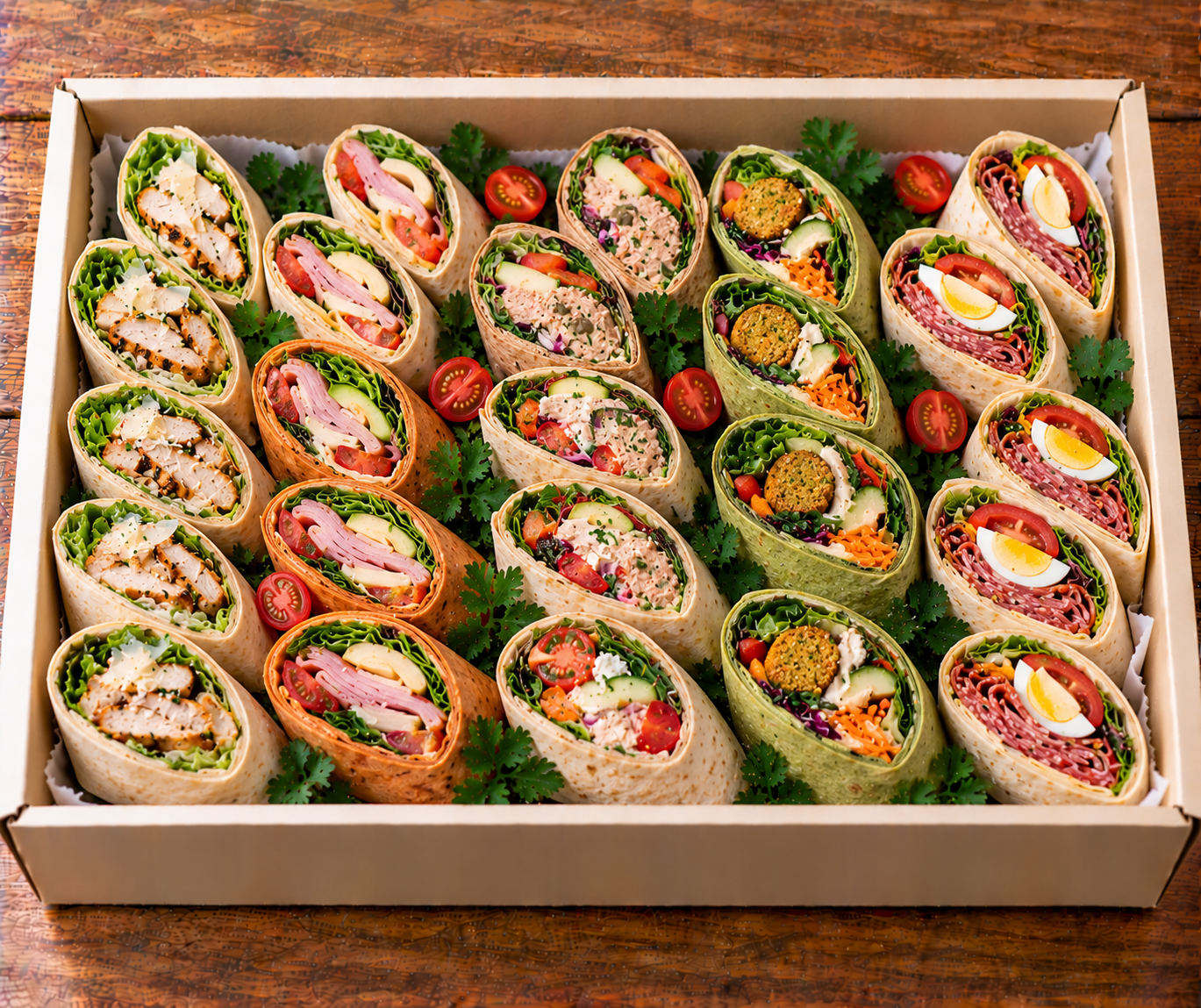 Colourful Gourmet Wrap Catering Platter.png