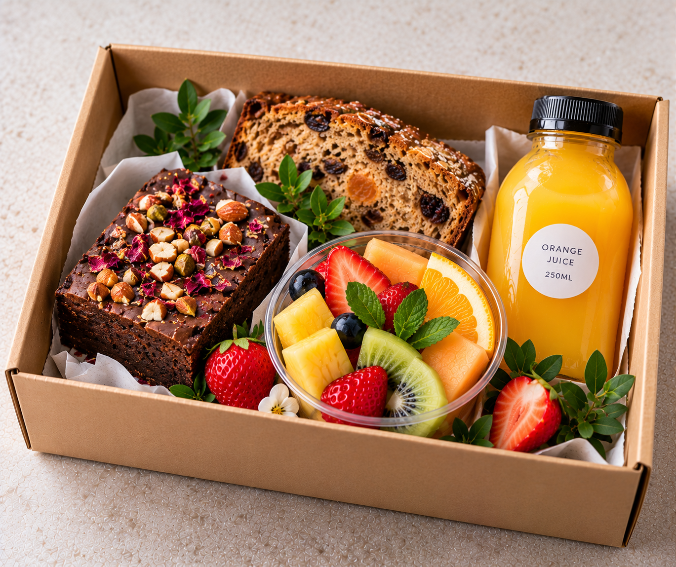 Gourmet Breakfast Box with Fresh Fruit and Juice.png