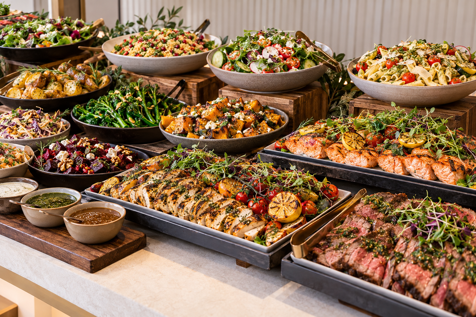 Luxurious Catered Buffet Spread.png