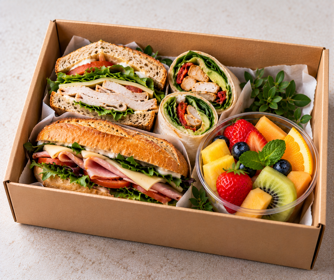 Gourmet Sandwich and Fruit Lunch Box.png