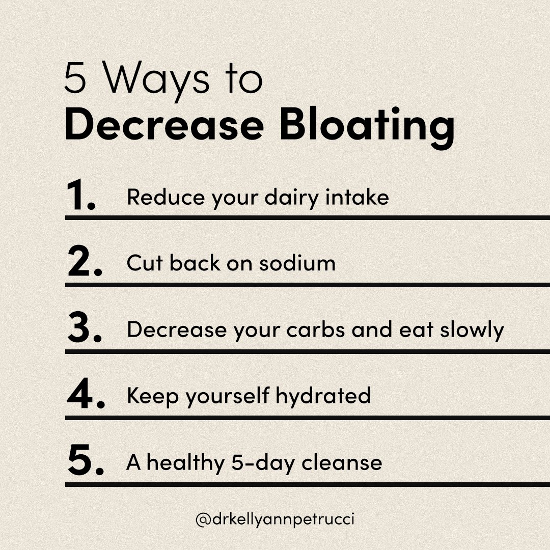 How to Decrease Bloating