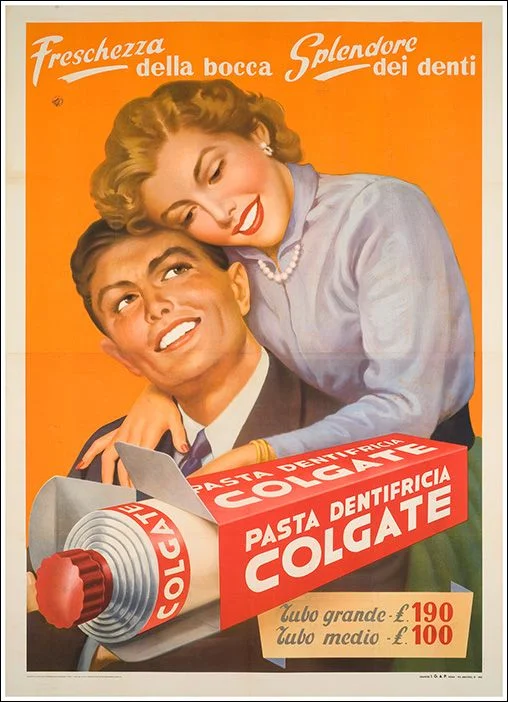 The colgate smile, for those with limited imagination.
