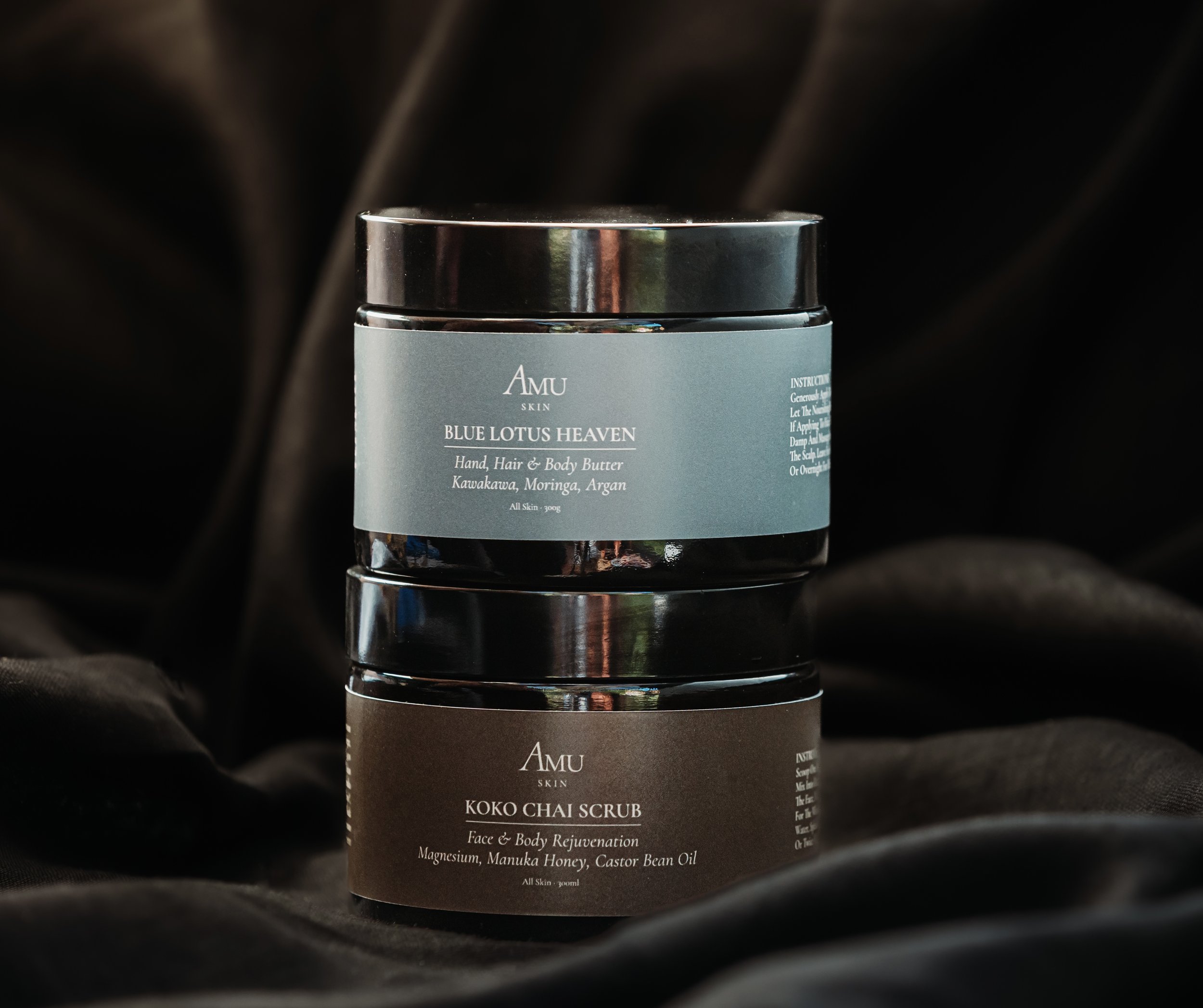 COMPLETE BODY PAMPER | KokoChai Face & Body Scrub 300gms + Blue Lotus Heaven 300gms