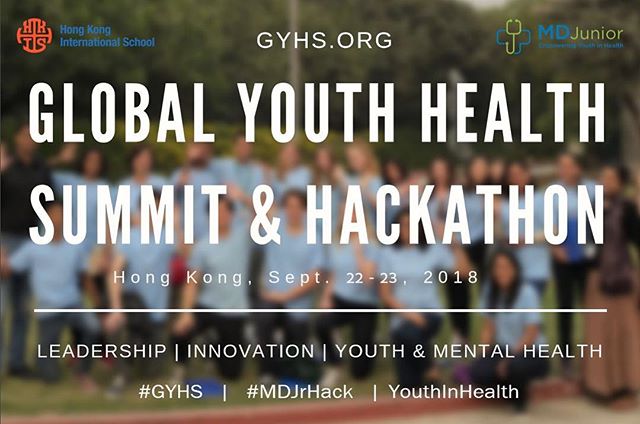 Approximately 1 in every 5 youth experiences a severe mental disorder at some point.(Source: WHO). Who better to lead the charge for youth mental health than youth themselves!

Global Youth Health Summit &amp; Hackathon 2018  powered by #MDJunior at 