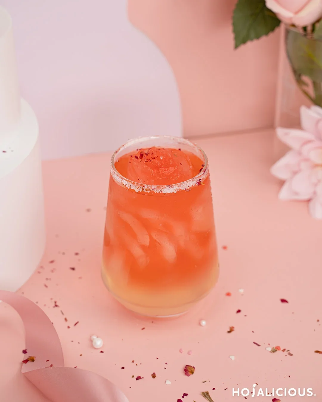 Sparkling Rose Lemonade