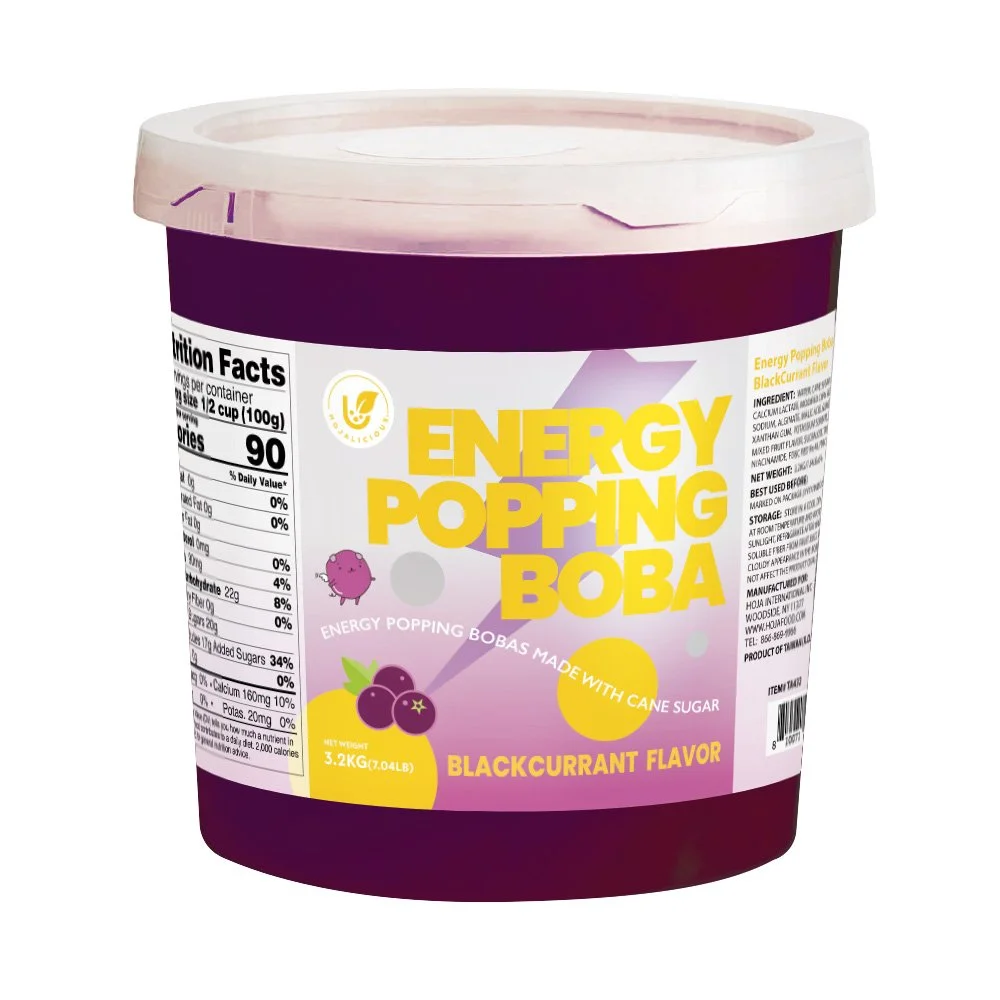 TA432 Energy Popping Boba – Blackcurrant Flavor (3.2kg)