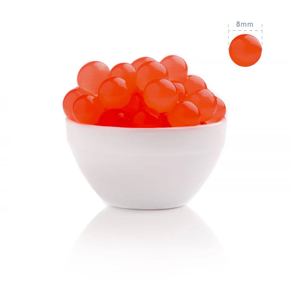 TA431 Energy Popping Boba – Orange Fusion Flavor (8mm)