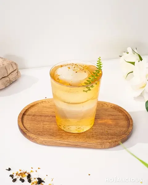 Coconut Oolong Tea, refreshing oolong tea with osmanthus and coconut water