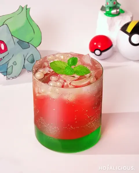 Green Apple Jelly Sparkling Drink