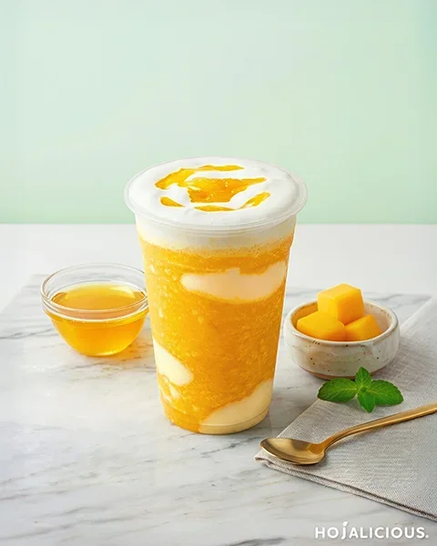 Mango Cream Foam Slushy