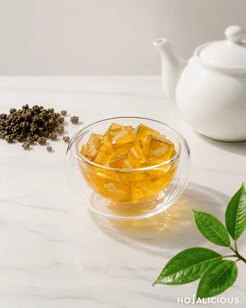 Milky Oolong Coconut Jelly