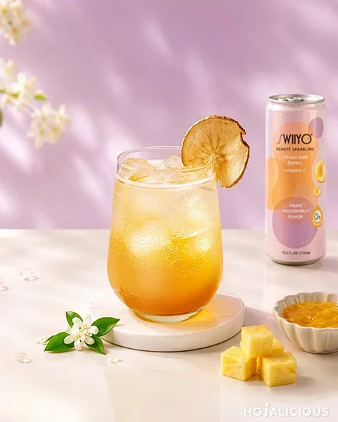 Grape Passion Fruit Sparkling Drink