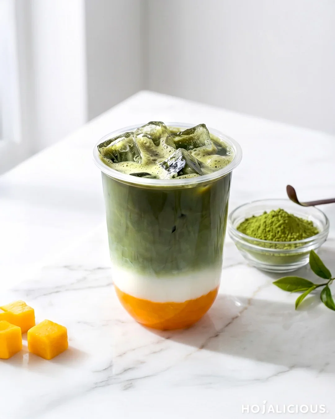 Mango Matcha Latte