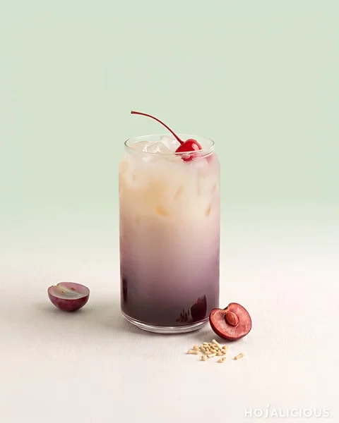 Sparkling Grape Yogurt Drink