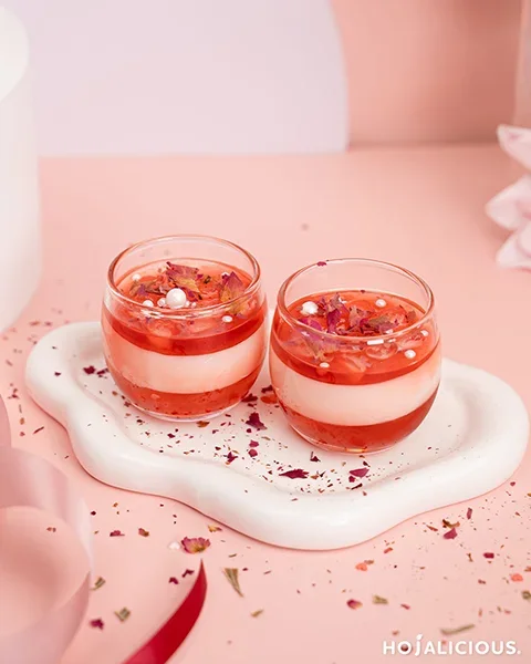 Rose Milk Jelly Cup