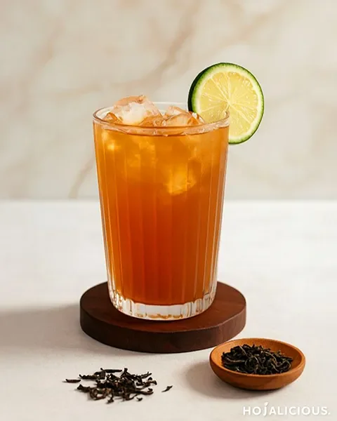 Smacked Lemon Pu’er Iced Tea