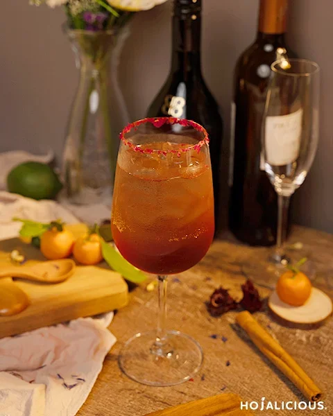 Lychee Rose Wine Spritzer
