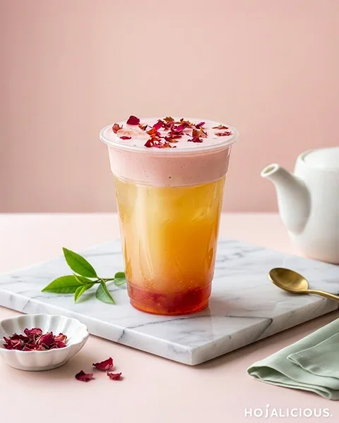 Peach Rose Oolong Milk Tea