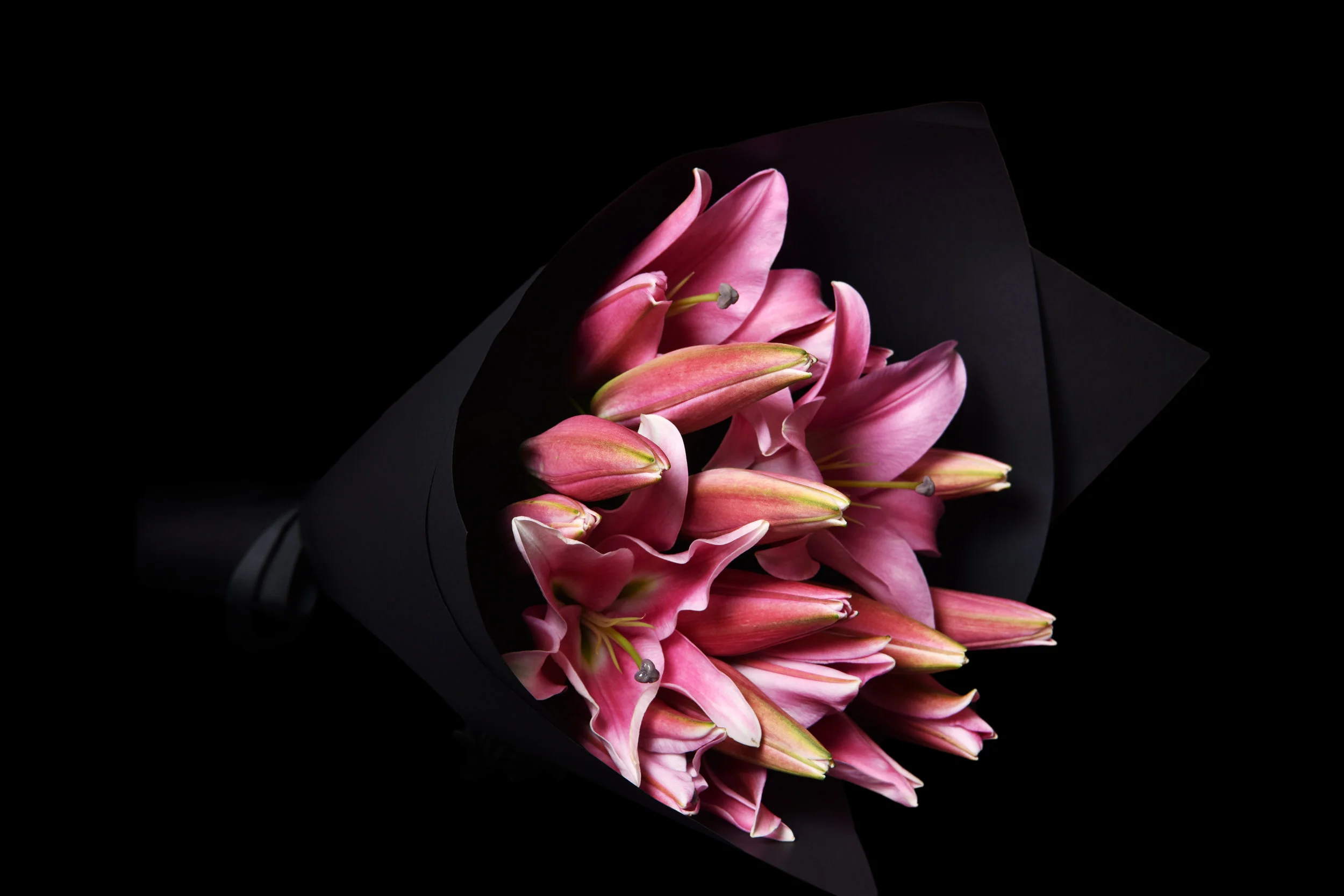 Pink Lily Wrap - Maison Fleur