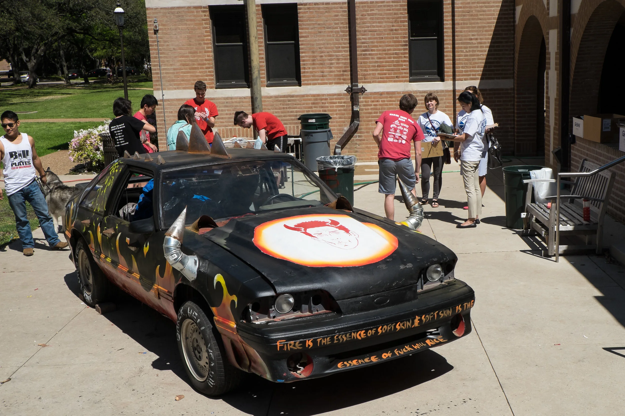 The Baker Hell Car from Beer Bike 2015