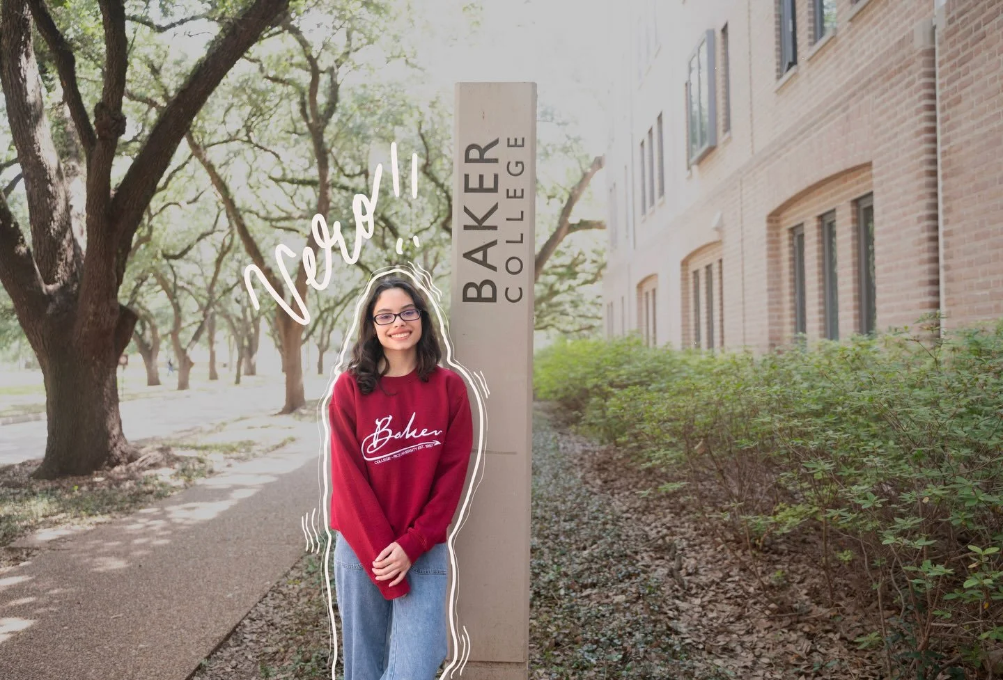 HELLCOME NEW BAKERITES!!!

Hey y&rsquo;all! Welcome to THE BEST residential college at Rice, BAKERRRRR (HELL YEAH!!). My name is Veronica Paz (but feel free to call me Vero!) and I am the V in OVA!! I&rsquo;m a junior studying Political Science and A