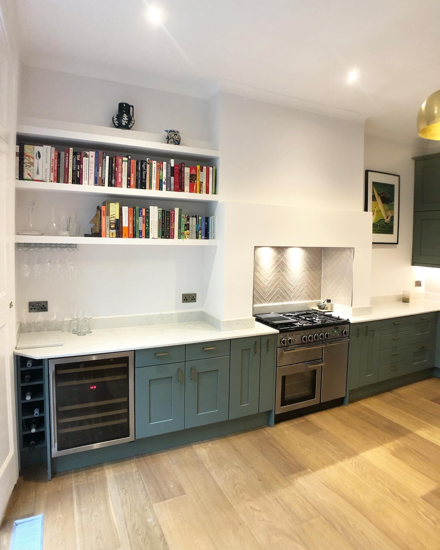 THE LEWISHAM KITCHEN - Returned to this property in #Lewisham to transform the kitchen. This truly was a multi-trade job which threw up plenty of challenges. My clients&rsquo; had their builder rip out the old kitchen, open out the chimney breast and