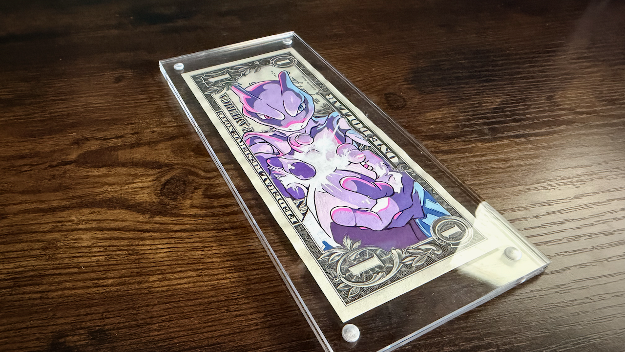 Gotta catch Mewtwo! - Money Art