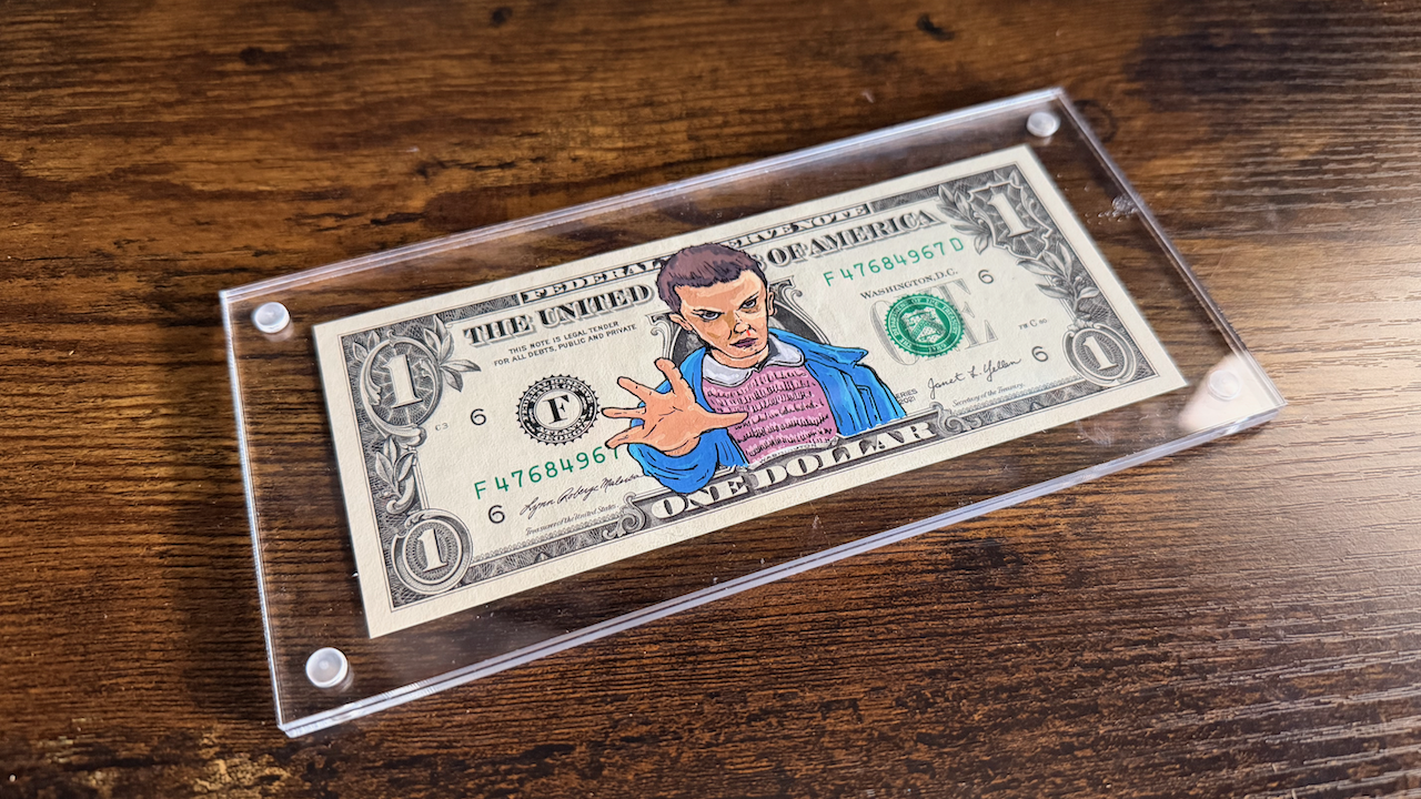 Eleven - Stranger Things - Money Art