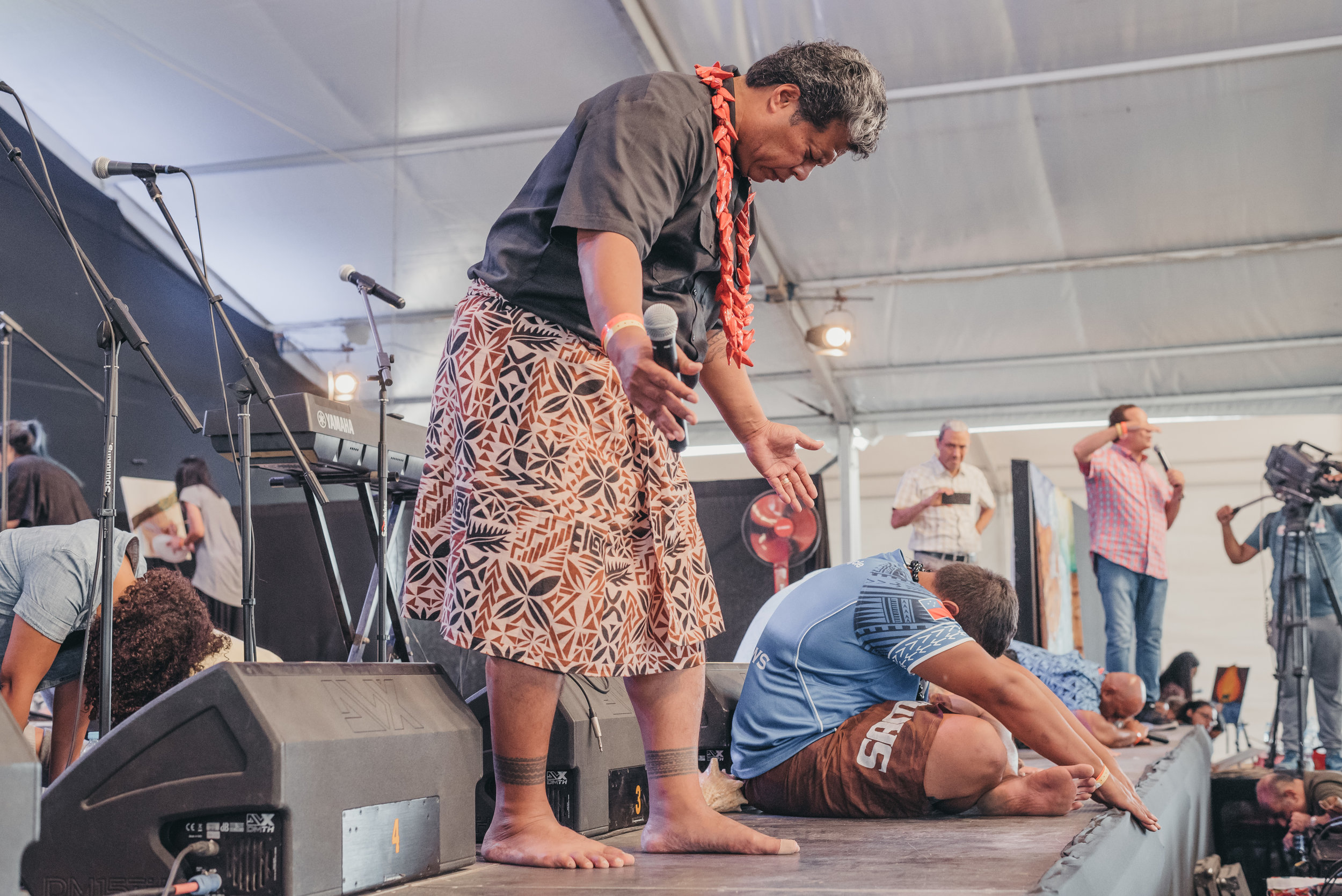 Representatives from Samoa shared their hearts with the family. They believe that the Samoan people are descendants of North East Africa, declaring that now is the time for them to “come home” and connect with their people. The hearts of the Samoans were filled with joy to return to their motherland.