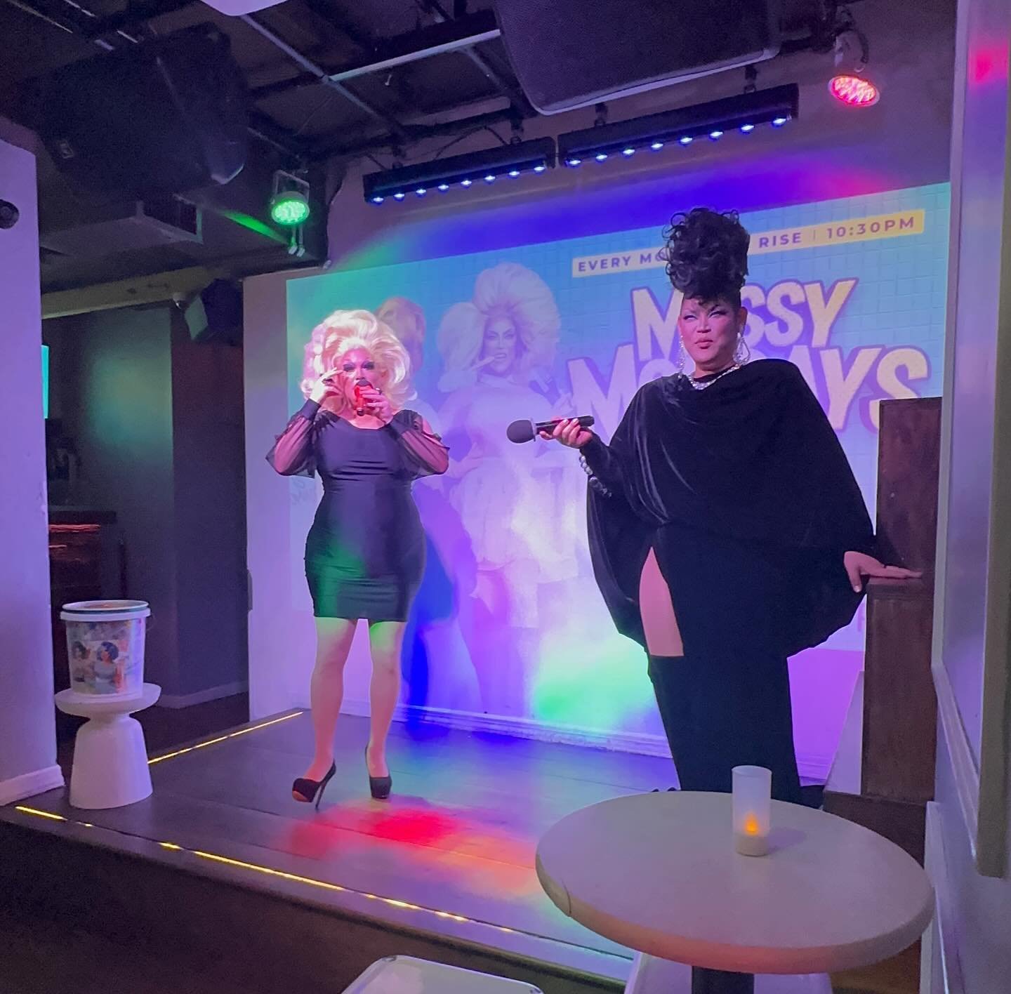 She puts the PISS in Pissi Myles and whenever you&rsquo;re with her it&rsquo;s a privilege to pee&hellip;give it up for Pissi Myles and Jasmine Rice LaBeija TONIGHT for Messy Mondays at Rise! Show time at 10:30!