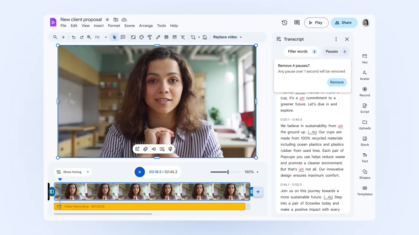 Google will now let everyone use its AI-powered video editor Vids