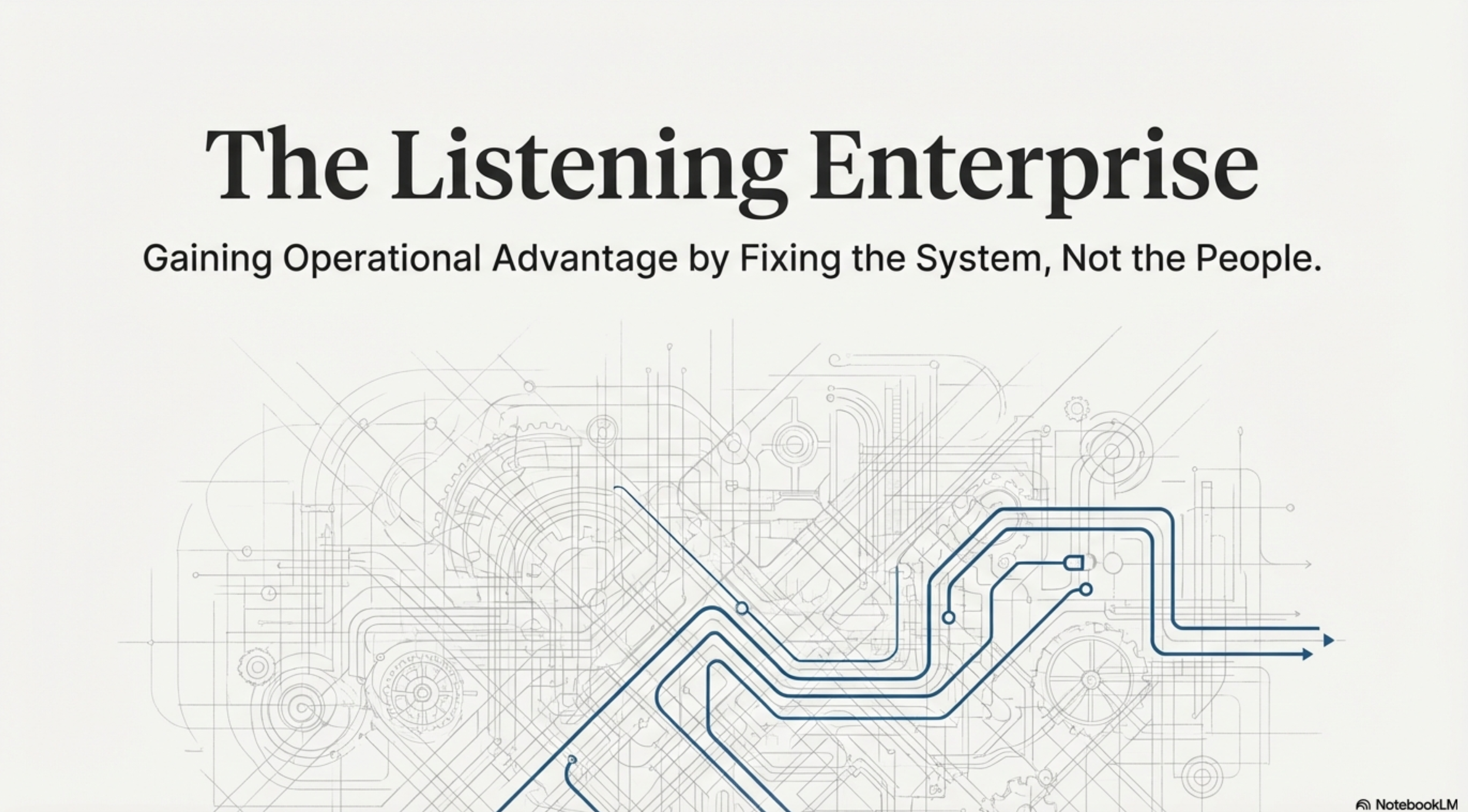 The Listening Enterprise: Gaining Operational Advantage by Fixing the System, Not the People