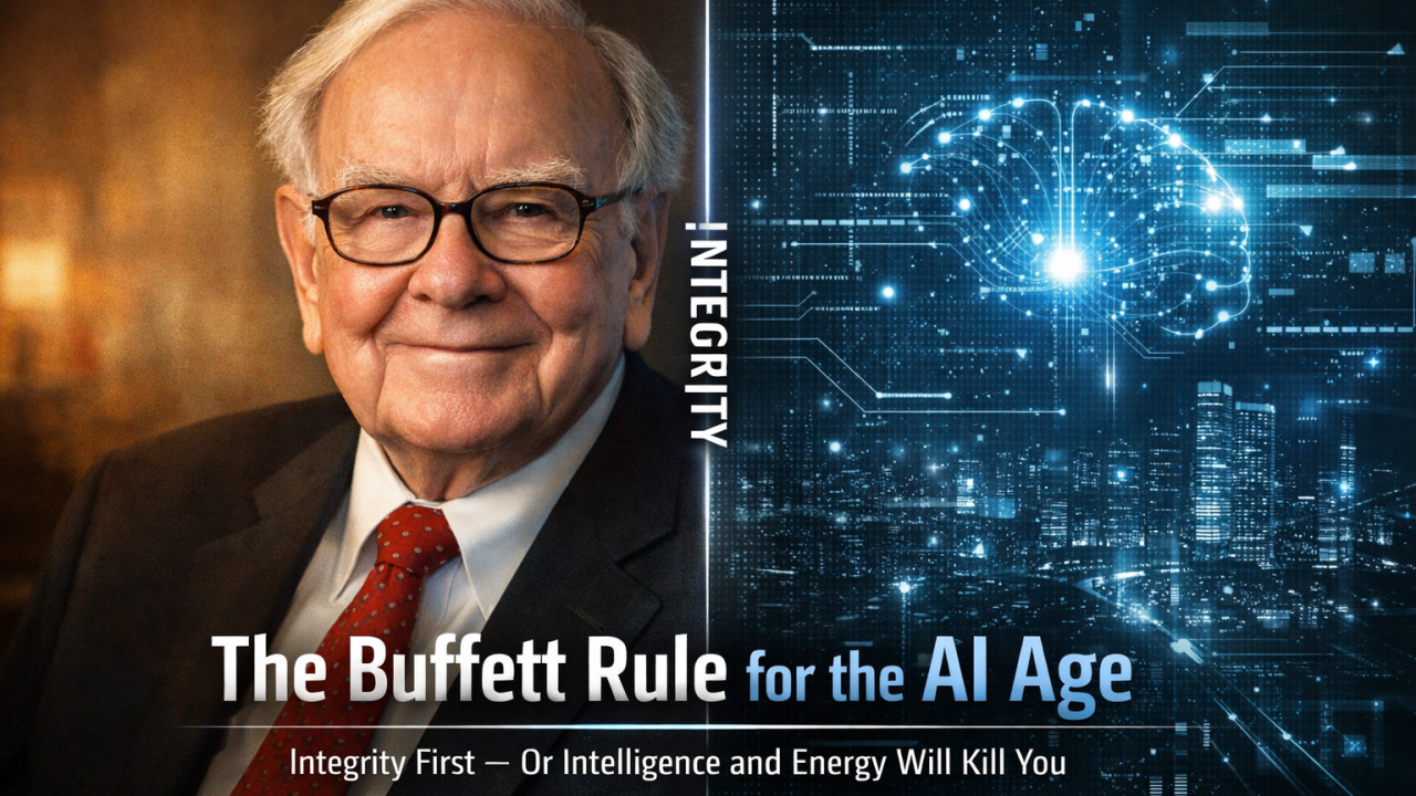 The Buffett Rule for the AI Age: Why High Intelligence and Energy Are Your Biggest Liabilities