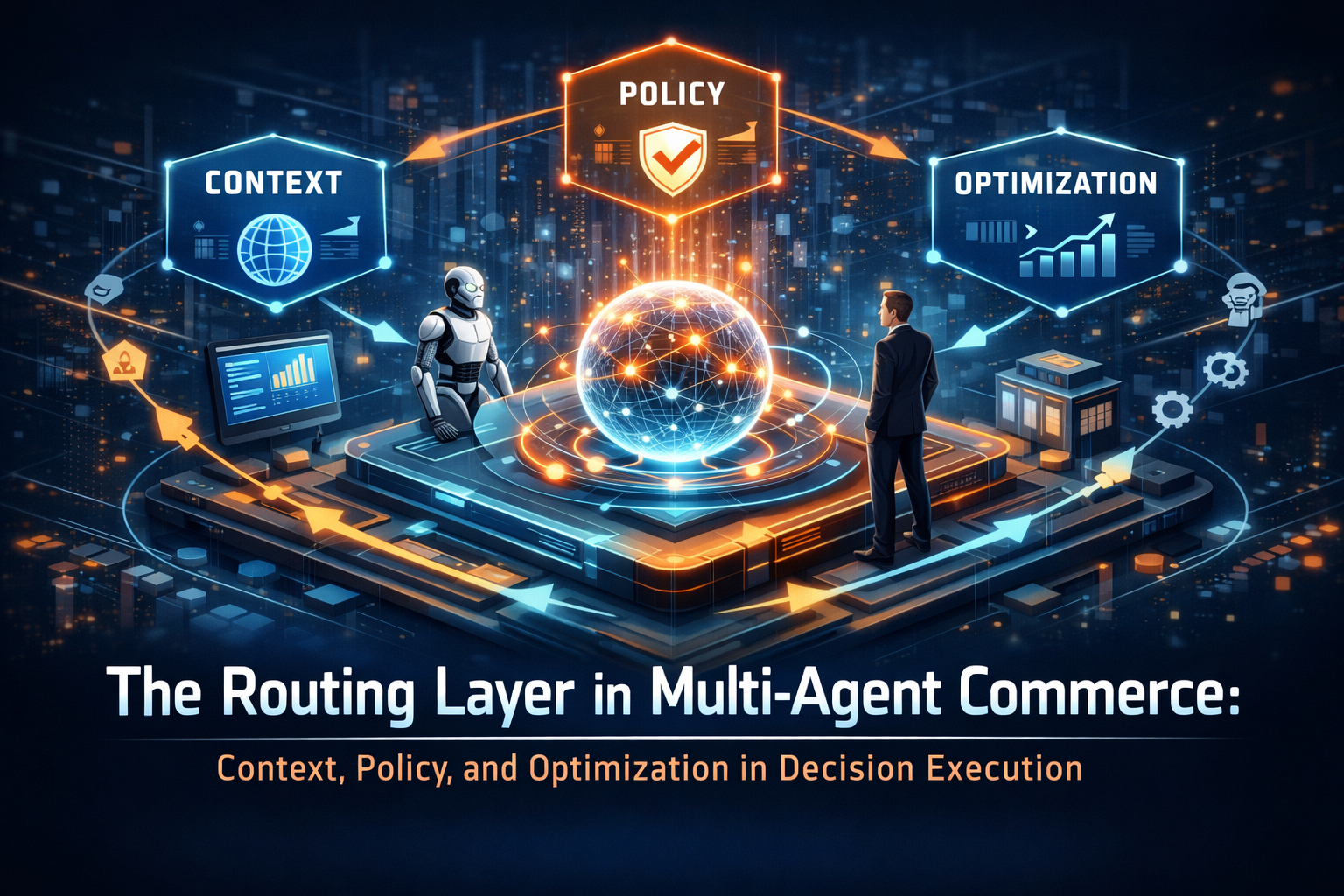 The Routing Layer in Multi-Agent Commerce: Contextual Decision Execution as the Core Economic Control Plane