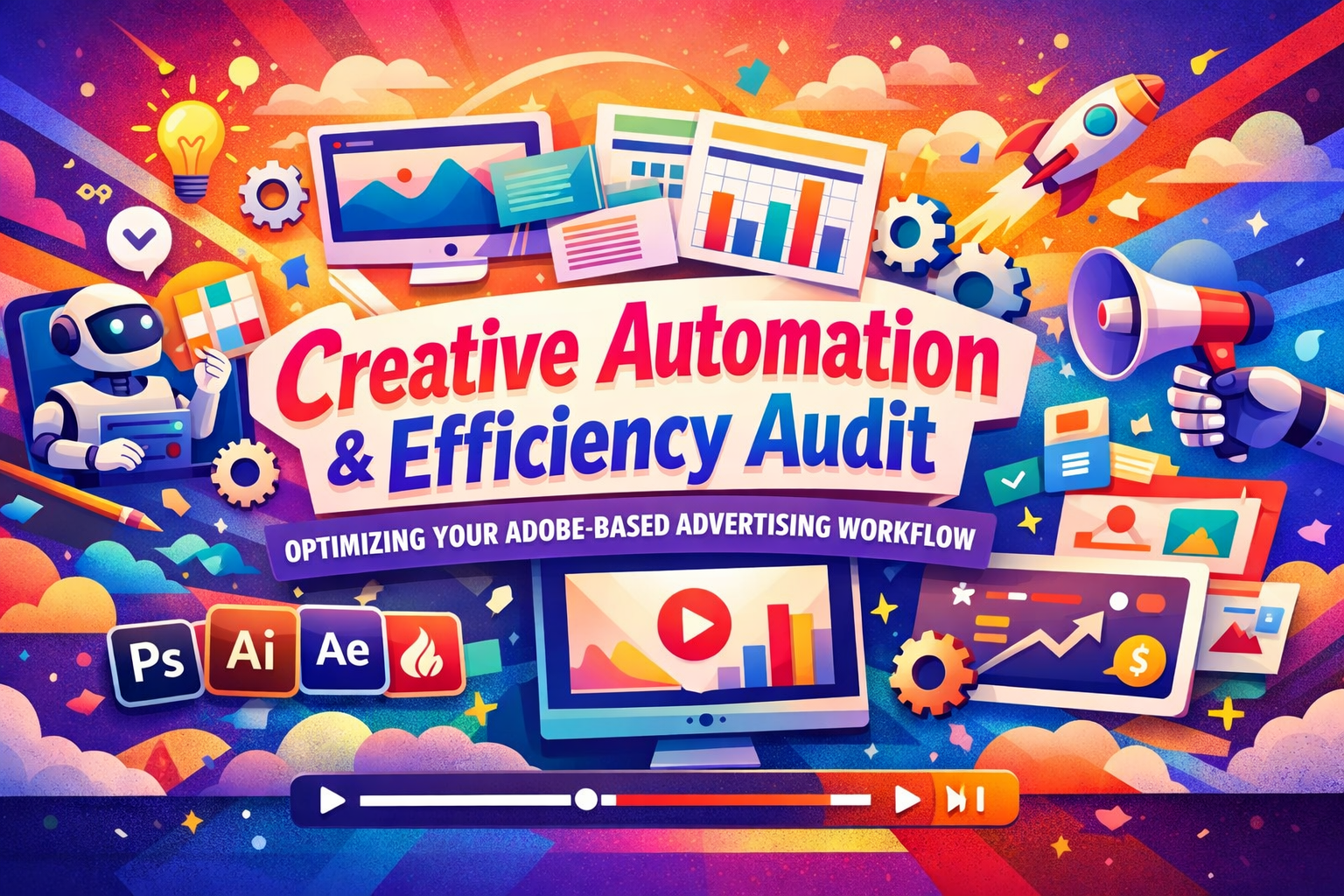 Creative Automation and Efficiency Auditing in Adobe-Based Advertising Environments