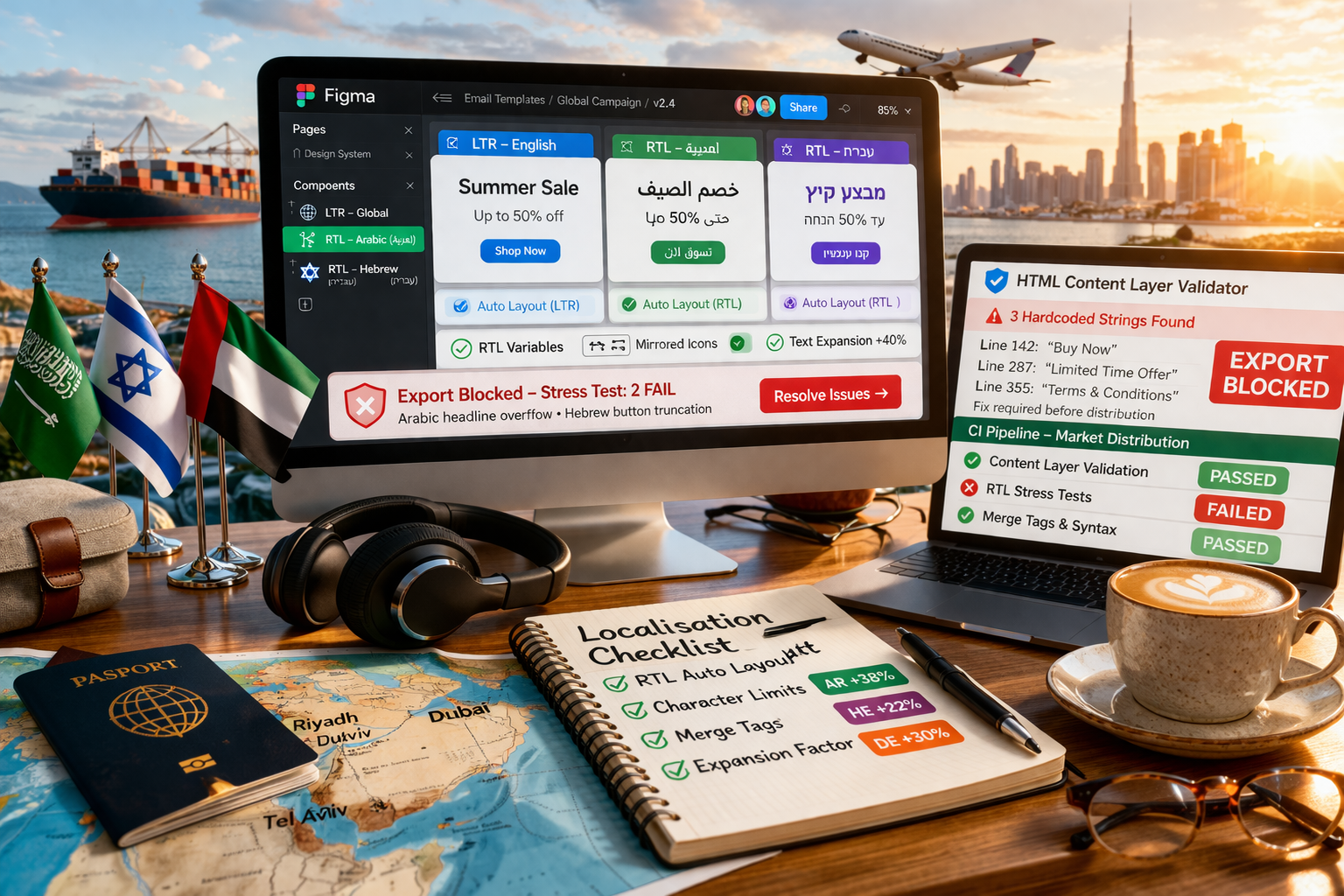 Figma-Driven Multi-Market Localisation with Automated Content Governance and CI Enforcement