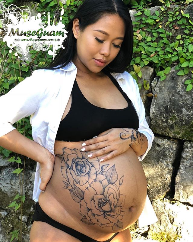✨ Maternity Body Art Services ✨
A few maternity snapshots of our baby bear when he was still in my decorated belly and made his debut two weeks later 💝 Best gift ever! #Sep2018 💙
.
#MuseGuam offers fun, non-toxic &amp; memorable ways to decorate a 