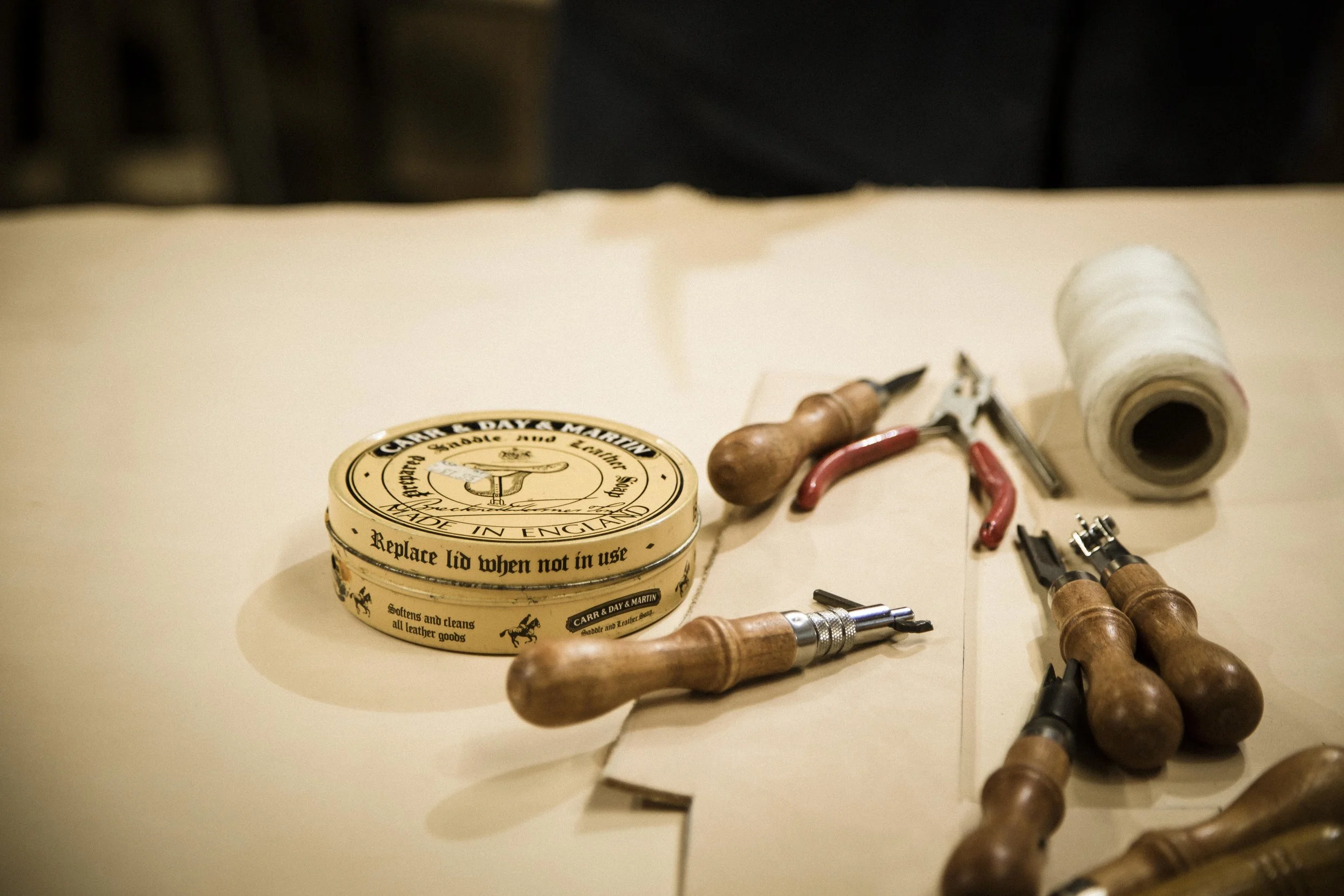 Traditional leather hand tools