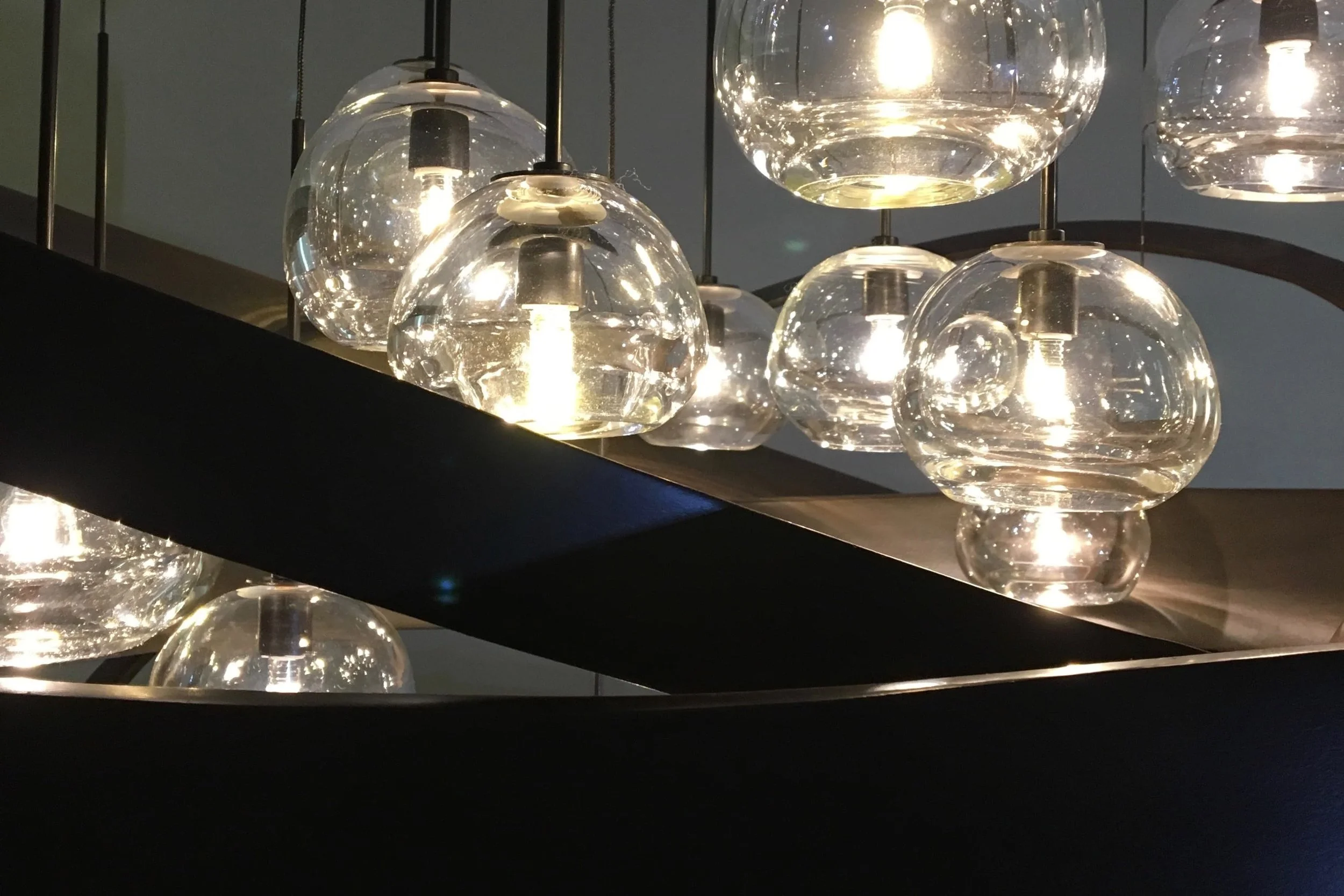 Perigee Chandelier glass bulbs